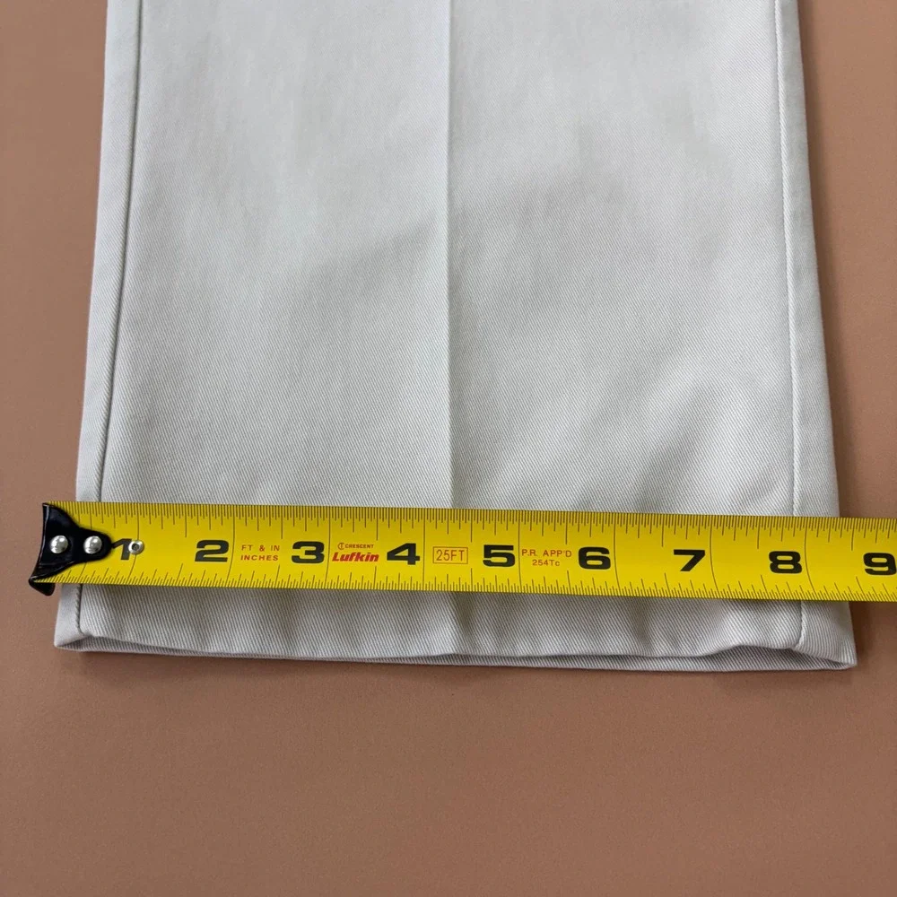 LL Bean Mens Classic Fit Chino Pants 38x30 (29.5) Stone Light Khaki Cotton Gorp - Picture 7 of 10